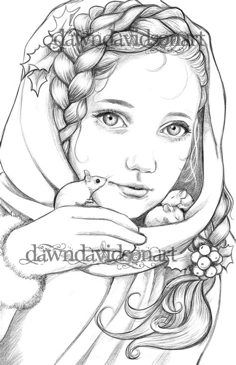 Portrait Coloring Pages For Adults Coloring Pages