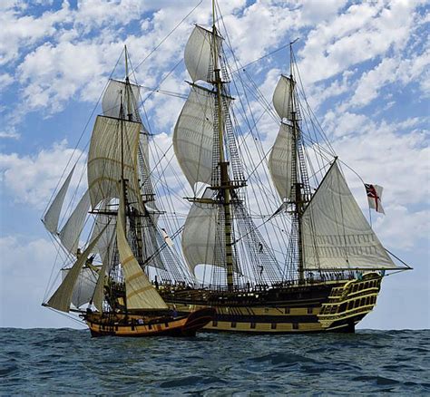 18th Century Naval Cutter Old Sailing Ships Model Sailboat Sailing