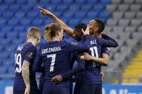 France Vs Kazakhstan 2022 Wc Qualifiers Fra Vs Kaz Live Score Link