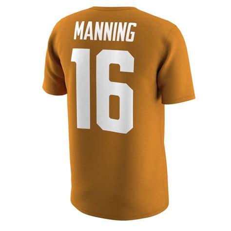 Vols Tennessee Nike Peyton Manning Jersey Tee Alumni Hall