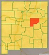 Map of Guadalupe County, New Mexico