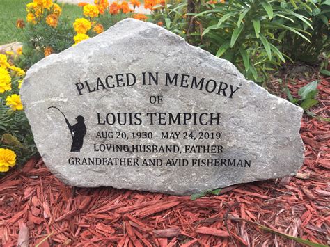 Custom Engraved Memorial Stones