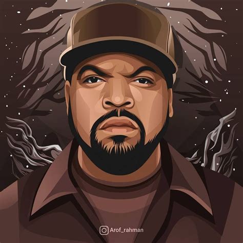 Ice Cube Vector Potrait Foto En Dibujo Ilustraciones Artísticas