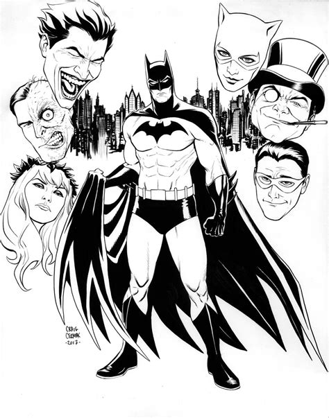 Batman And His Rogues By Craigcermak On Deviantart