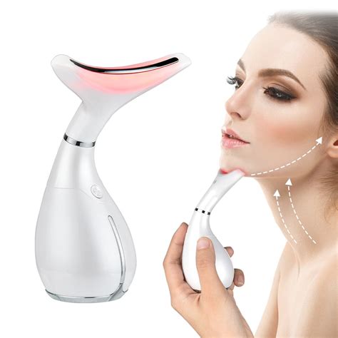 Neck And Face Lifting Massager Led Photon Therapy Vibration Skin Tight Find Epic Store