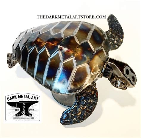 Metal Art Sea Turtle