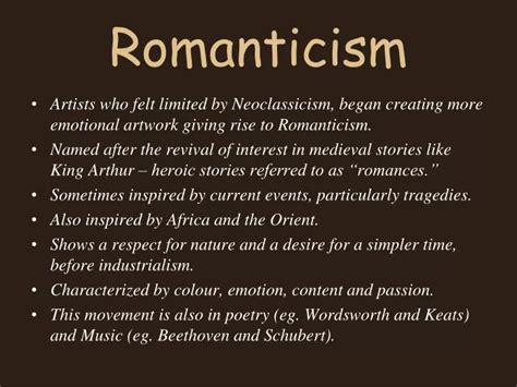 Ppt Romanticism Powerpoint Presentation Free Download Id1350875