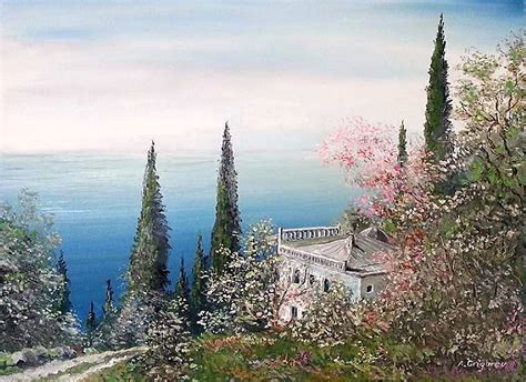 Krim Russische Landschaft Malerei Landschaft Meer Natur Von