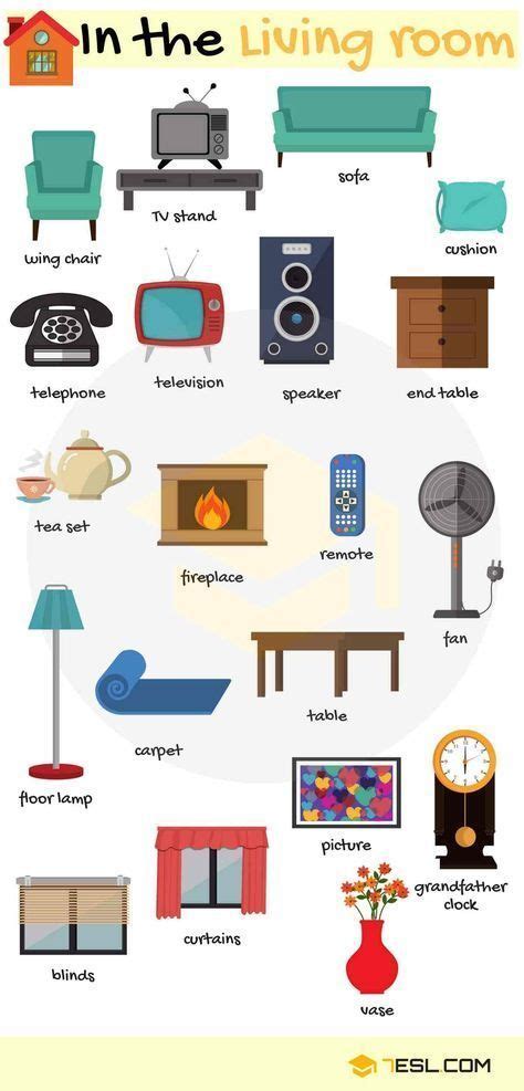 Inspiring living room furniture names in english photos ideas house design younglove us younglove us english fun english vocabulary english. Rooms in a House Vocabulary in English - ESLBuzz Learning ...