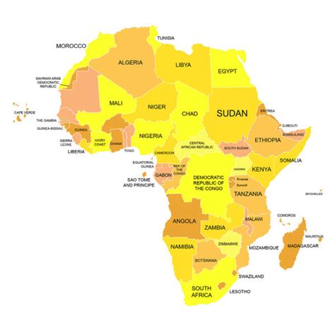 Vector Map Of Africa Vector Conversion Service