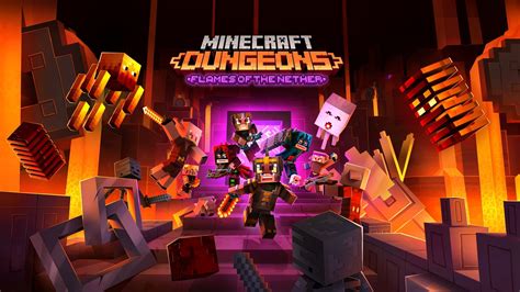 Minecraft Dungeons Releases Latest Dlc Called Flames Of The Nether
