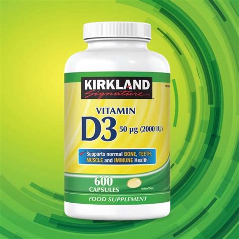 Shop vitamins and supplements from source naturals, now foods and more! Kirkland Signature Maximum Strength Vitamin D3 50µg, 600 ...