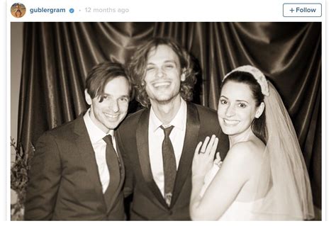 Paget Brewster And Steve Damstra Married By Matthew Gray Gubler 2014