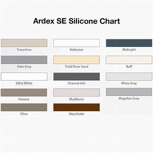 Ardex Silicone Chart Se Online Tile Store