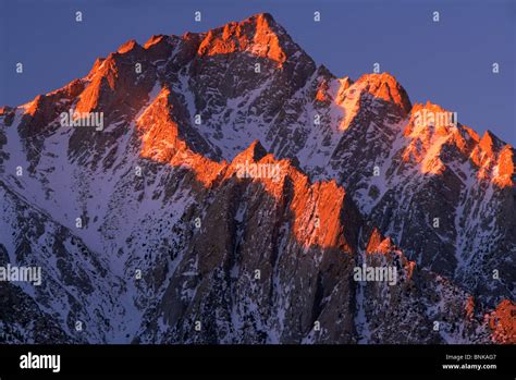 Lone Pine Peak In The Sierra Nevada Range In California Stock Photo Alamy