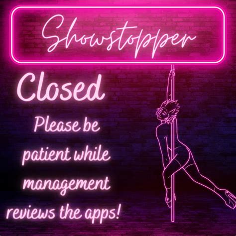zineshrine on twitter rt showstopperzine did you enjoy the extra dance~ apps are now closed