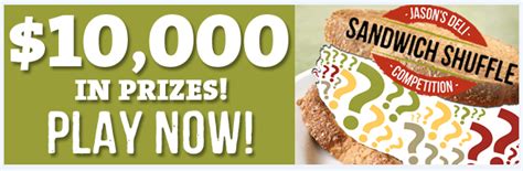 Maybe you would like to learn more about one of these? Jason's Deli: Sandwich Shuffle and gift card giveaway!