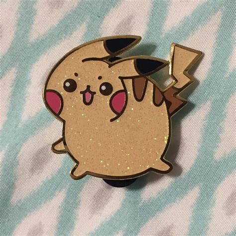 Voluptuous Pikachu Enamel Pin Etsy Enamel Pins Pin And Patches Cute Pins