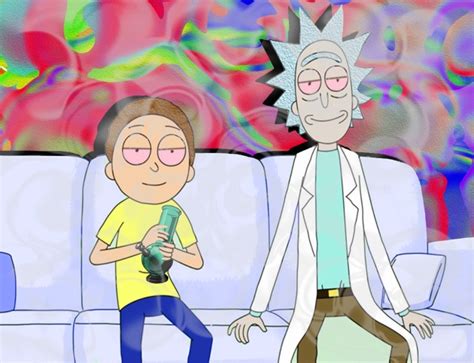 Weed Rick And Morty Background Rick And Morty Smoking Weed Wallpaper