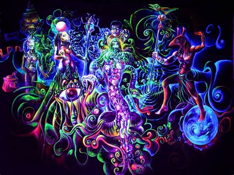 Psychedelic Trippy Art Fabric Art Silk Poster Wall Home
