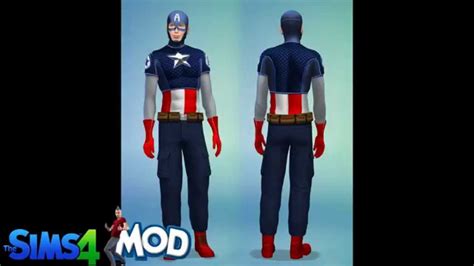 The Sims 4 Mod Captain America The First Avenger Set Free Download
