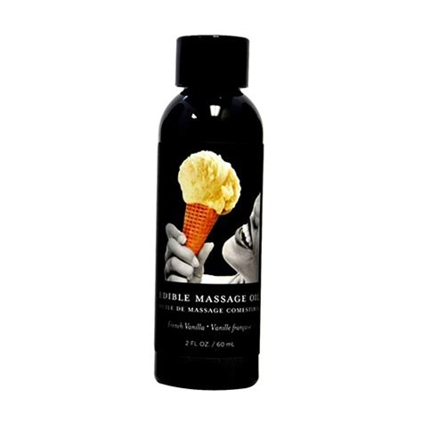 Our Pleasure Lotions And Massage Edible Massage Oil 2oz Vanilla