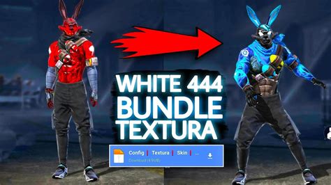 Free Fire White 444 Bundle Glitch Pack Textura White 444 By Apurba