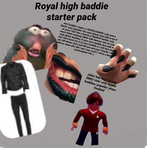 Baddie Starter Pack Made By Me This Took So Long Rroyalehighroblox