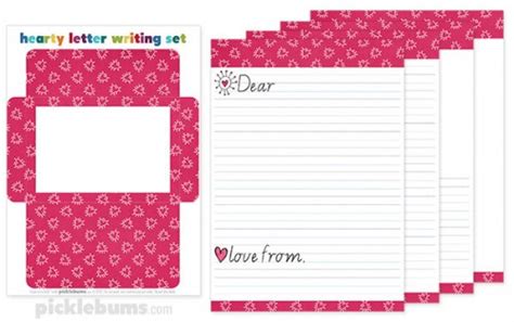 Free Printable Valentines Letter Writing Set Picklebums