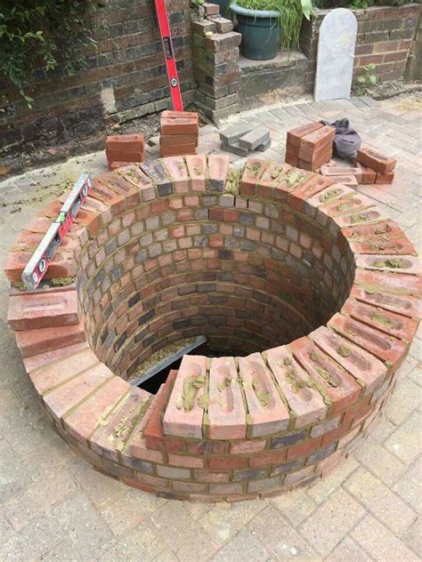 New Brick Well Back Garden Landscaping Backyard Fences Backyard