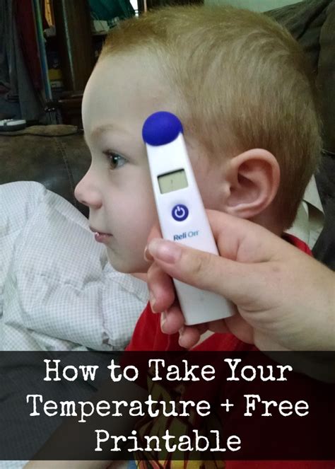 The most common device used in the hospital setting to take a temperature is via a digital thermometer. How to Take Your Temperature + Free Printable