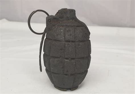 Ww1 “mills Bomb” No 5 Mk1 British Hand Grenade Sally Antiques