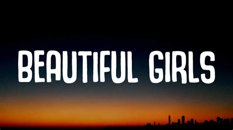 Sean Kingston Beautiful Girls Lyrics Youtube