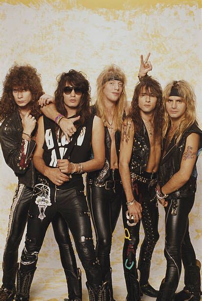 Portrait Of American Glam Rock Band Warrant Early 1990s Pictured Are