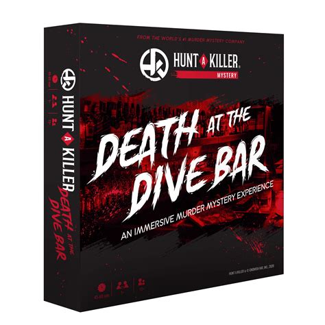 Hunt A Killer Death At The Dive Bar, Immersive Murder Mystery Game