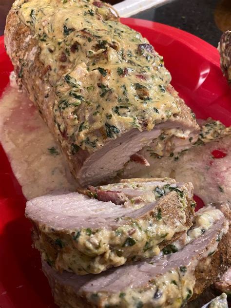 Refrigerate for 2 to 3 hours. Traeger Smoked Stuffed Pork Tenderloin