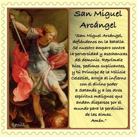 Blog Católico Gotitas Espirituales OraciÓn A San Miguel ArcÁngel