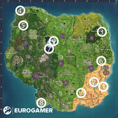 Fortnite Hunting Party Secret Battle Star Loading Screen Locations And