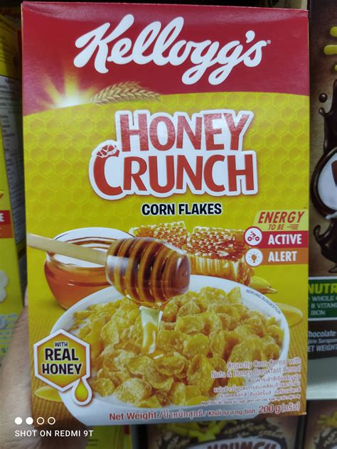 Kelloggs Honey Crunch Corn Flakes With Real Honey 200 Grams Lazada Ph