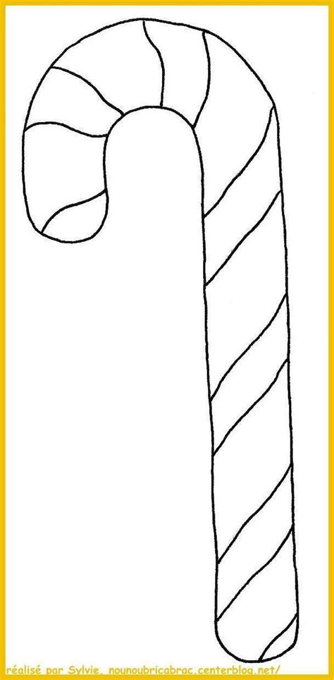 A Candy Cane With A Yellow Frame In The Background