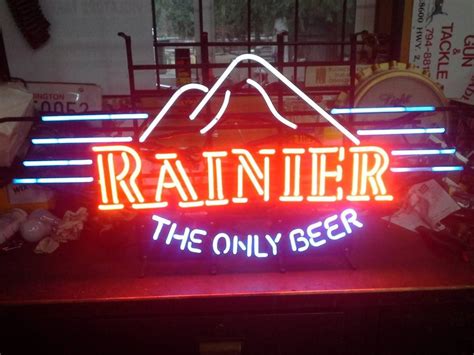 Rainier Beer Neon Sign Neon Light Diy Neon Signs