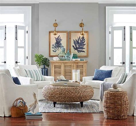 Cool And Fresh Living Room Decorating Ideas Frugal Living Coastal