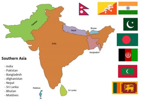 Countries In Southern Asia