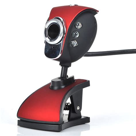 New USB 50 0M 6 LED Webcam Camera WebCam With Mic For Desktop PC Laptop