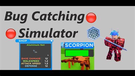 Roblox Bug Catching Simulatorpart 1 Catching Bugs Youtube