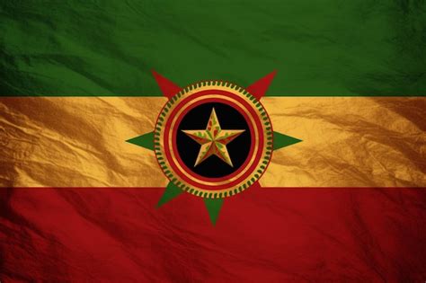 Fondo De Pantalla De La Bandera De Burkina Faso Alto Volta Foto Premium