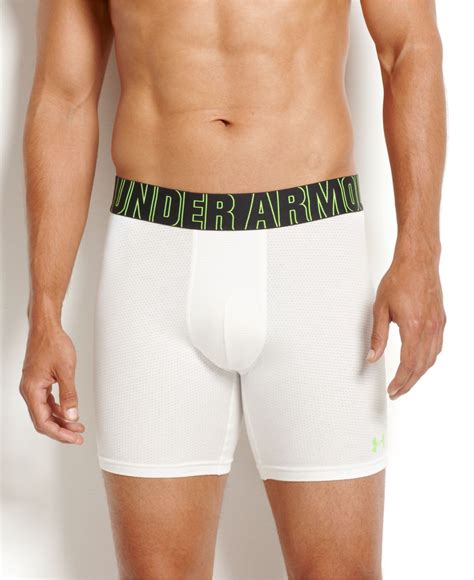 Under Armour Mens Athletic Compression Performance Boxer Briefs In