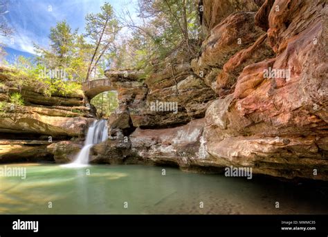Upper Falls At Old Mans Cave In Hocking Hills Ohio This Is A Very