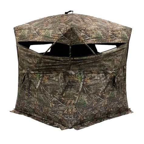 Rhino Blinds Realtree Edge 3 Person Hunting Ground Blind