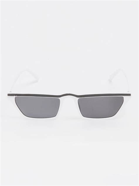slim rectangle sunglasses white style republic eyewear